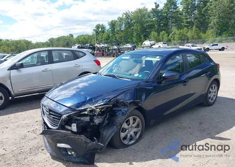 2014 Mazda Mazda3 I Sport из США, поврежденный, VIN JM1BM1K72E1182721